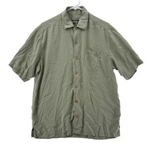 Tommy Bahama Olive Green Casual Button Down Shirt
